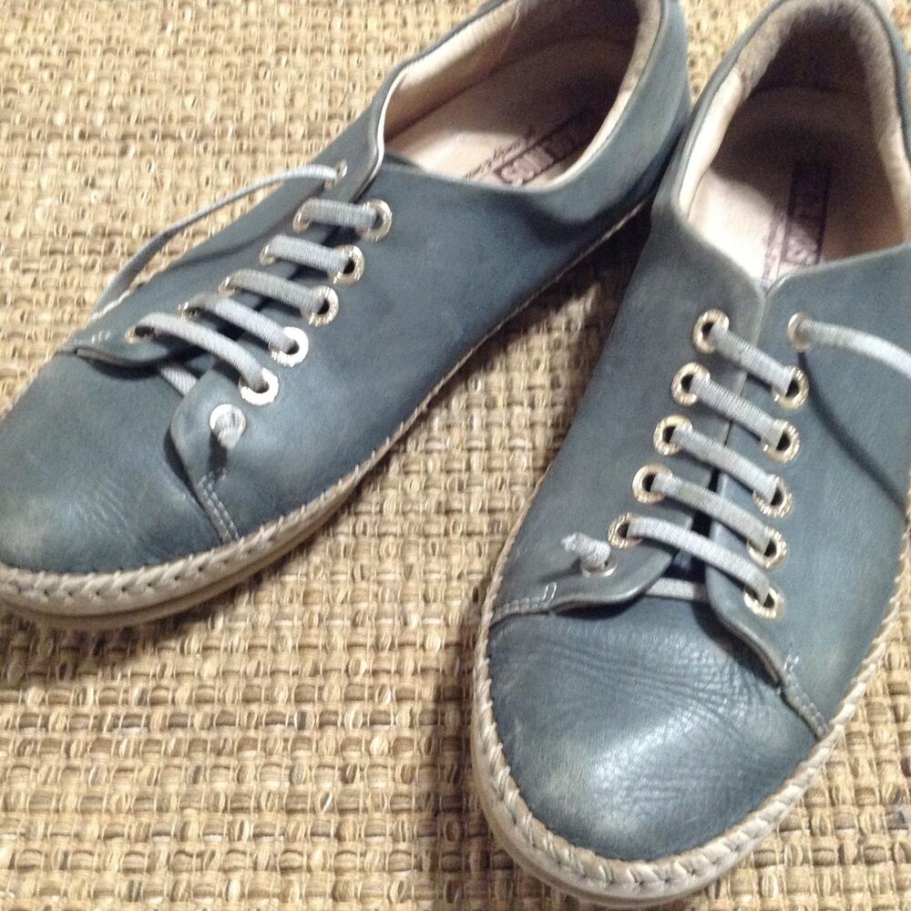 Pikolinos Shoes Soft Leather Sneakers Womens EU 39 Green Tennis Casual Walking